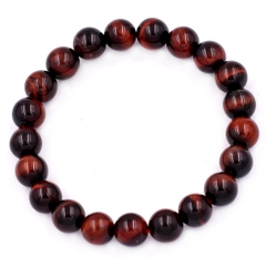 Vòng tay phong thủy |Vật phẩm phong thủy |Vòng tay Handmade |Vòng tay hạt đá mắt hổ Đỏ