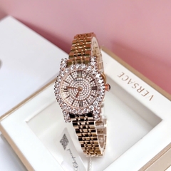 Chopard L'Heure Du Diamant |Nữ Giới |Mặt Full Đá |Dây Kim Loại Vàng Hồng |Máy Pin (Quartz) |Size 32mm