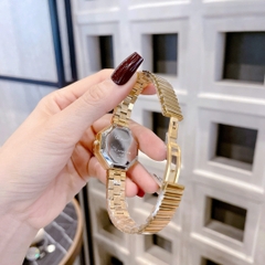 Chopard L'Heure Du Diamant Octoagonal |Nữ Giới |Đính Đá |Dây Kim Loại Vàng Gold |Máy Pin (Quartz) |Size 32mm