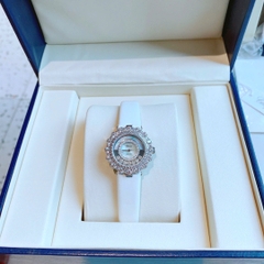 Chopard Happy Diamonds |Nữ Giới |Đính Đá |Dây Da Màu Đen |Máy Pin (Quartz) |Size 30mm