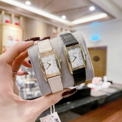 Coach Reese |Nữ Giới |Mặt Chữ Nhật |Vàng Gold |Dây Da Màu Đen |Máy Pin (Quartz) |Size 24x35mm