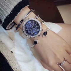 Michael Kors Parker |Nữ Giới |Mặt Xanh Dương |Dây Kim Loại Silver |Máy Pin (Quartz) |Size 38mm