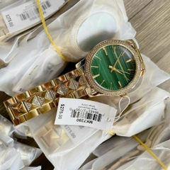 Michael Kors Runway |Nữ Giới |Mặt Xanh Lá |Dây Kim Loại Vàng Gold |Máy Pin (Quartz) |Size 38mm