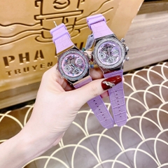 Guess Fusion |Nữ Giới |Đính Đá |Dây Cao Su Hồng |Máy Pin (Quartz) |Size 36mm