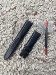 Mẫu Quai Da |Dây Da Đồng Hồ |Chất Liệu Dây Da Bò 100% |Màu Đen |Size 20mm |Khóa 18mm