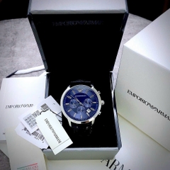 Emporio Armani Thời Trang |Nam Giới |Mặt Xanh |Dây Da |Máy Pin (Quartz) |Size 42mm