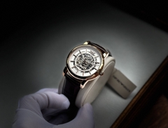 Emporio Armani Skeleton |Rose Gold |Nam Giới |Dây Da |Máy Cơ (Automatic) |Size 41mm
