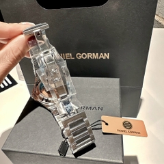 Daniel Gorman Trắng Silver |Nam Giới |Dây Kim Loại |Máy Cơ (Automatic) |Mặt Tròn |Size-44mm