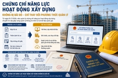 CHỨNG CHỈ NĂNG LỰC HOẠT ĐỘNG XÂY DỰNG CÓ BỊ BÃI BỎ? THỰC CHẤT CHỈ ĐANG THAY ĐỔI CÁCH QUẢN LÝ