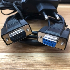 Cáp Máy Quét mã vạch Newland NLS-NVF200 NLS-NVF230 Barcode scanner Cable RS232 CBL-DB15DB9-S20 DB15 male to DB9 female dài 1.8M
