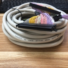 Cáp điều khiển E88972 AWM STYLE 2835 FORMAL Chống Nhiễu 50×0.1mm2 Cable MDR 100 Pin Female to 2 SCSI IDC 50 Pin Female dài 5M For Fanuc CNC Machines, PLC Servo Control, Digital I/O Board