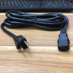 Dây Nguồn Cisco CAB-16AWG-AC Shenzhen E357868 UL JL-302 JILI JL-401 NEMA 1-15 to C13 AC Power Cord 13A 125V 3x1.31mm dài 3M