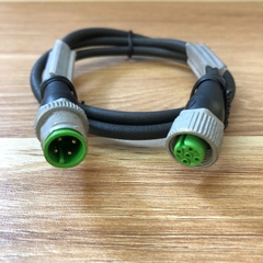 Cáp cảm biến +001_5.1-WCKF51.1 Phoenix contact TAD1453A201-002 Ethernet Cables / Networking Cables M12D4-MS-FS-TPE-24SH-TEAL-0.7M M12 4 Position Male / Female dài 0.7M