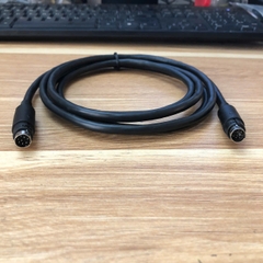 Cáp điều khiển MUSASHI SM500SX-3A, TP-21 TPC-11 TPC-03 Mini Din 8 pin Male to Mini Din 8 pin Male Straight Through Cable Black 2M