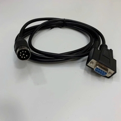 Cáp cân điện tử Shimadzu BL3200H BL620S BL220H kết nối với máy in thống kê TX110 Printer Cable RS232C DB9 Female to DIN 8 Pin Male dài 1.5M