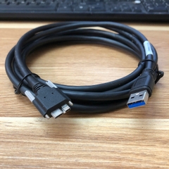 Cáp Camera USB3 Vision 1U30A-MB2-SA1-300-CE 3M đai vít Cable USB 3.0 Type A to Type Micro B dài 3M