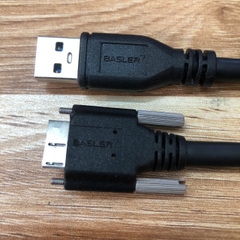Cáp Camera USB3 Vision 1U30A-MB2-SA1-300-CE 3M đai vít Cable USB 3.0 Type A to Type Micro B dài 3M