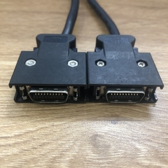 Cáp Điều Khiển MR-J2HBUS1M MDR 20 Pin Male To MDR 20 Pin Male 3M 10320 Cable Chống Nhiễu HITACHI dài 1M dùng cho SERVO MITSUBISHI MR-J3-B, MR-J3-10B, MR-J4-GF-RJ, MR-J4-200GF-RJ