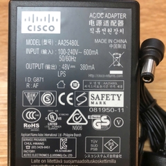 Chuyển nguồn Adapter Cisco AA25480L 341-0306-02 AO 48V 0.38A dây nguồn DC 5.5×2.5mm tương thích 5.5×2.1mm AC Adapter For Power Supply Charger