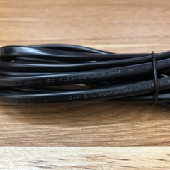 Dây Nguồn Số 8 I-SHENG SP-021A IS-033C 2 Chân Đầu Tròn AC Power Cord Schuko CEE7/16 Euro Plug to C7 2.5A 250V 2x0.75mm For Printer or Adapter Cable FLAT PVC Black dài 3M