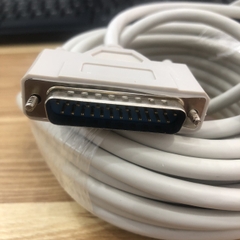 Cáp ILDA Đèn Chiếu Laser, Cáp X-Laser ILDA Laser D-Sub DB25 Chân LPT Parallel 1284 2 Hàng Âm Dương Chuẩn Song Song Length 10M