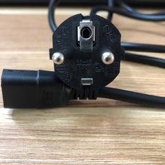 Dây Nguồn 2 chân tròn C13 10A 250V 3x0.75mm dài 1.3M dùng cho nồi cơm điện , máy tính PC, máy In, Máy công nghiệp