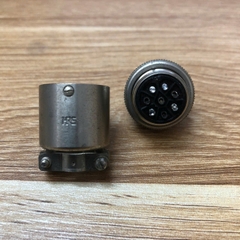 Đầu nối dây Cable Hirose RM15TP-8PH(71) CONN PLUG 8P MALE SILV SLDR CUP Connector