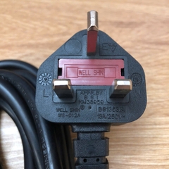 Dây nguồn Cisco CAB-PWR-C19-UK WELL SHIN 3 chấu WS-012A KM38959 BS1363/A to KM38965 BS EN 60320 C19 13A/16A 250V 3x1.5mm dài 2.5M for máy chủ , PDU , UPS