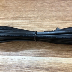 Dây Nguồn Số 8 YUTONG YT-05 2 Chân Đầu Tròn AC Power Cord Schuko CEE7/16 Euro Plug to C7 2.5A 250V 2x0.75mm For Printer or Adapter Cable FLAT PVC Black dài 3M