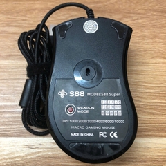 Chuột máy tính có dây S88 Super DPI 1000/2000/3000/4000/6000/10000 MACRO GAMING MOUSE for laptop , PC