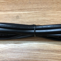 Dây Nguồn Số 8 JET G-CINDA GXD-044 GXD-007 2 Chân Đầu Dẹt AC Power Cord Schuko CEE7/16 Euro Plug to C7 2.5A 250V 2x0.75mm For Printer or Adapter Cable FLAT PVC Black dài 3M