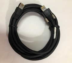 Cáp mạng GigE, RJ45 Screw Locking Cáp cho camera Basler SL Hor/RJ45, Hikrobot , Omron Sentech STC, Data Cable 3M
