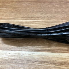 Dây Nguồn Số 8 I-SHENG SP-501A IS-033C SAA-190827-EA 2 Chân Dẹt Chéo AC Power Cord Schuko CEE7/16 Euro Plug to C7 2.5A 250V 2x0.75mm For Printer or Adapter Cable FLAT PVC Black dài 3M