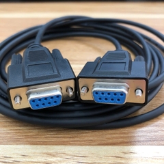 Cáp DB9 Serial RS232C Cái- Cái Dây Thẳng Chất Lượng Cao Cable Straight Through RS232 DB9 Female to DB9 Female dài 1.5M