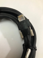 Cáp mạng GigE, RJ45 Screw Locking Cáp cho camera Basler SL Hor/RJ45, Hikrobot , Omron Sentech STC, Data Cable 3M
