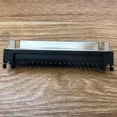 Đầu nối cáp hàn 2 hàng SJT JCY-37S-1A3A (LF) (SN) D-SUB DB37 37 Pin Female Right Angle Connector