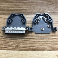 Vỏ Ốp Nhựa Bắt Vít Rắc Hàn DS1033-25MUNSiSS Connfly D-Sub DB25 25 Pin Male 2 hàng chân Serial ...