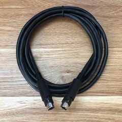 Cáp điều khiển MUSASHI SM500SX-3A, TP-21 TPC-11 TPC-03 Mini Din 8 pin Male to Mini Din 8 pin Male Straight Through Cable Black 2M