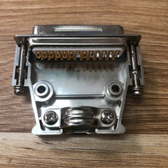 Đầu nối cáp DDK 17J-25 Jack Metal Connector DB25 Male 2 Rows 25 Pin Serial Port Socket D-Sub Connector For Servo Encoder, Medical Máy X-quang