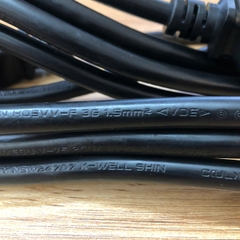 Dây nguồn Cisco Systems 37-180601 WELL SHIN WS-002F KM38965 C19 to WS-003D C20 16A 250V 3x1.5mm dài 2.5M for máy chủ , PDU , UPS