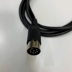 Cáp cân điện tử Shimadzu BL3200H BL620S BL220H kết nối với máy in thống kê TX110 Printer Cable RS232C DB9 Female to DIN 8 Pin Male dài 1.5M