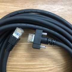 Cáp GigE Hewtech GEV-HF-STY-STL-0070-00K 7M 5CAU-040-00K 0 X 16 HL Ethernet RJ45 Screw Locking Cable AWM E35664 STYLE 20376 VW-1 80C HIRAKAWA-L NON-Pb dài 7m for Basler Cognex CCD GigE Industrial Vision Camera