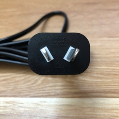 Dây Nguồn Số 8 I-SHENG SP-501A IS-033C SAA-190827-EA 2 Chân Dẹt Chéo AC Power Cord Schuko CEE7/16 Euro Plug to C7 2.5A 250V 2x0.75mm For Printer or Adapter Cable FLAT PVC Black dài 3M