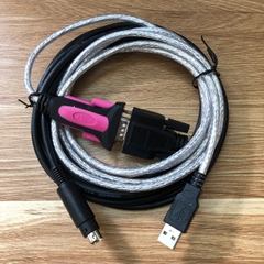 Cáp Lập Trình USB-GPW-CB03 Proface HMI Programming Cable RS232 DB9 Pin Female to Midi din 8Pin Male dài 1.8M