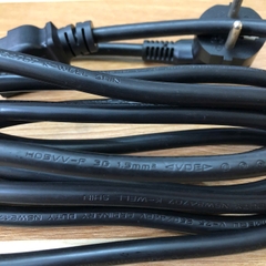 Dây nguồn 2 chân tròn WELL SHIN WS-010 WS-002F to BS EN60320 KM38965 IEC 320 C19 16A 250V 3x1.5mm dài 2.5M for máy chủ , PDU , UPS
