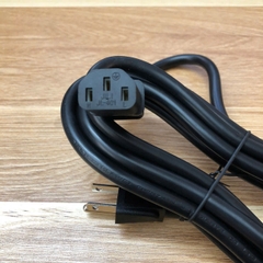 Dây Nguồn AC POWER CORD US CBL-3W1-US Shenzhen E357868 UL JL-302 JILI JL-401 NEMA 1-15 to C13 AC Power Cord 13A 125V 3x1.31mm dài 3M
