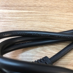 Dây Nguồn 2 chân tròn C13 10A 250V 3x0.75mm dài 1.3M dùng cho nồi cơm điện , máy tính PC, máy In, Máy công nghiệp