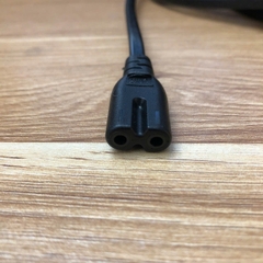 Dây Nguồn Số 8 I-SHENG SP-021A IS-033C 2 Chân Đầu Tròn AC Power Cord Schuko CEE7/16 Euro Plug to C7 2.5A 250V 2x0.75mm For Printer or Adapter Cable FLAT PVC Black dài 3M