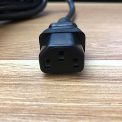 Dây Nguồn 2 Chân Dẹt Tiếp Địa I-SHENG JPN SP-18C IS-14 NEMA 1-15 to C13 AC Power Cord 12A 125V 3x1.25mm dài 3M