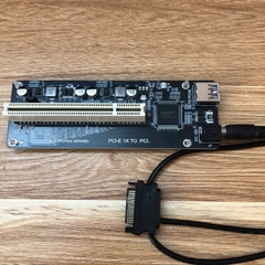 Card PCIE Riser MPCE1PE-NO1 VER006 PCI-E 1x to PCI 16x PCE1PCI-A03 VER006S Power DC Sata
